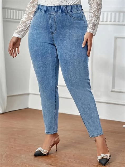 temu plus size jeans